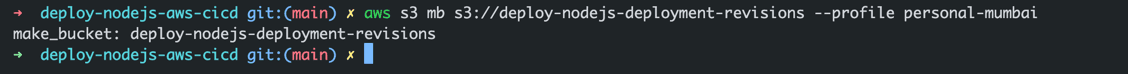 Create an AWS S3 bucket using AWS CLI