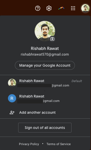 Gmail multiple Google accounts preview